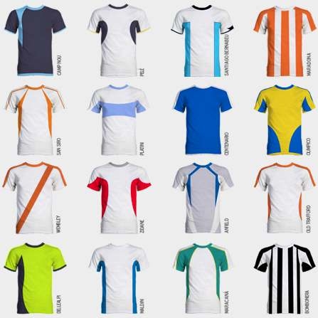 Foto Camisetas de fútbol para ligas