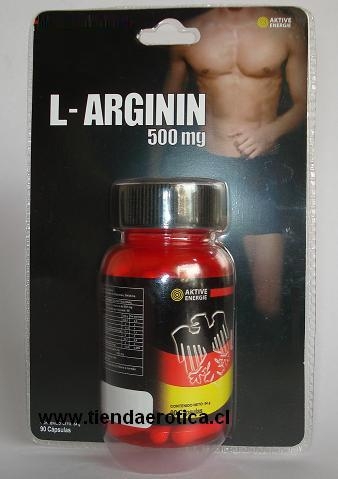Foto L-arginina, potente potenciador natural (90 cápsulas)