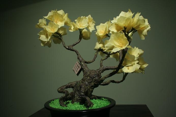 Foto Vendo bonsais artificiales hechos en papel