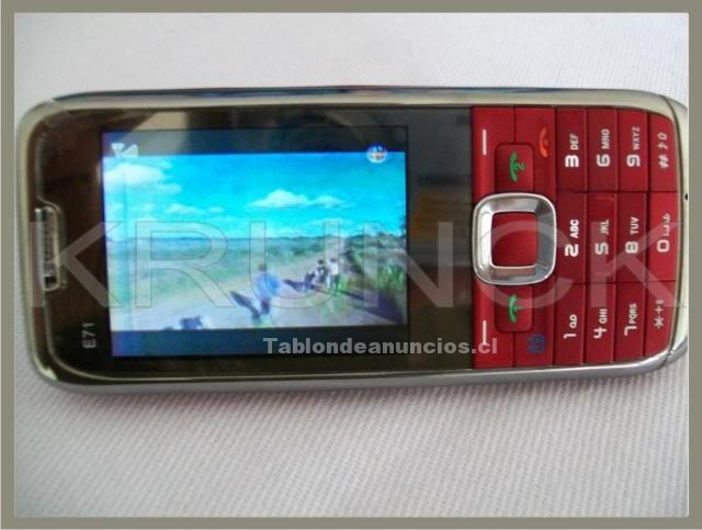 Foto Vendo celular e71 chino ,nuevo ,tv,radio,2 sims,2 camaras(2.0mpx y 1.2mpx),mp3,mp4 35000 metalico