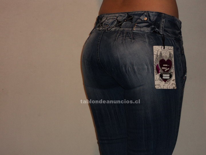 Foto Jeans levanta cola elasticados para un ajuste perfecto