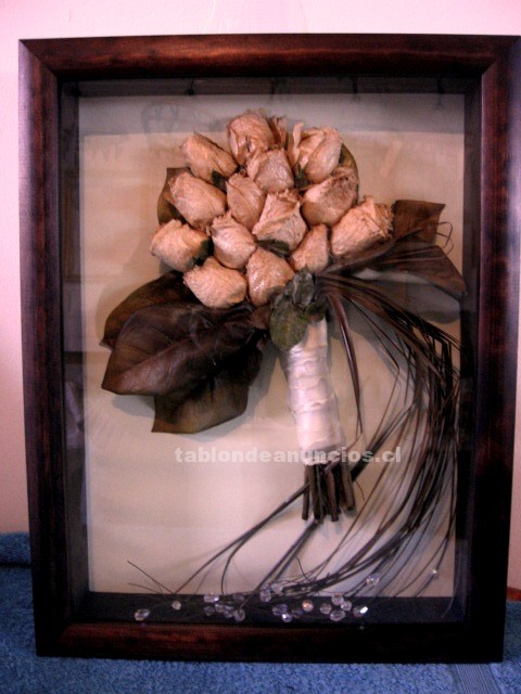 Foto Enmarcados de ramos de novia secos