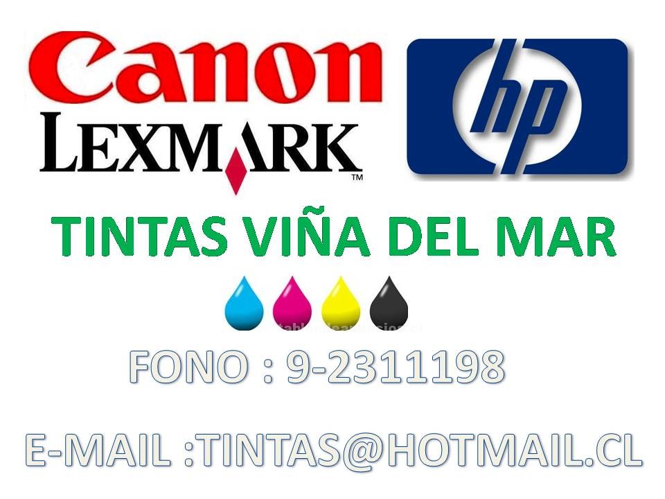 Foto Tintas para impresoras canon / recargas a domicilio / viña tintas