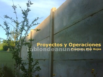 Foto Cierros bulldog, panderetas, murallas, cercos, pared, cierres perimetrales.