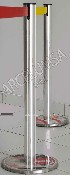 Pedestal / ordenador / separador / postes / organizador de colas y filas con cinta-huincha retractil