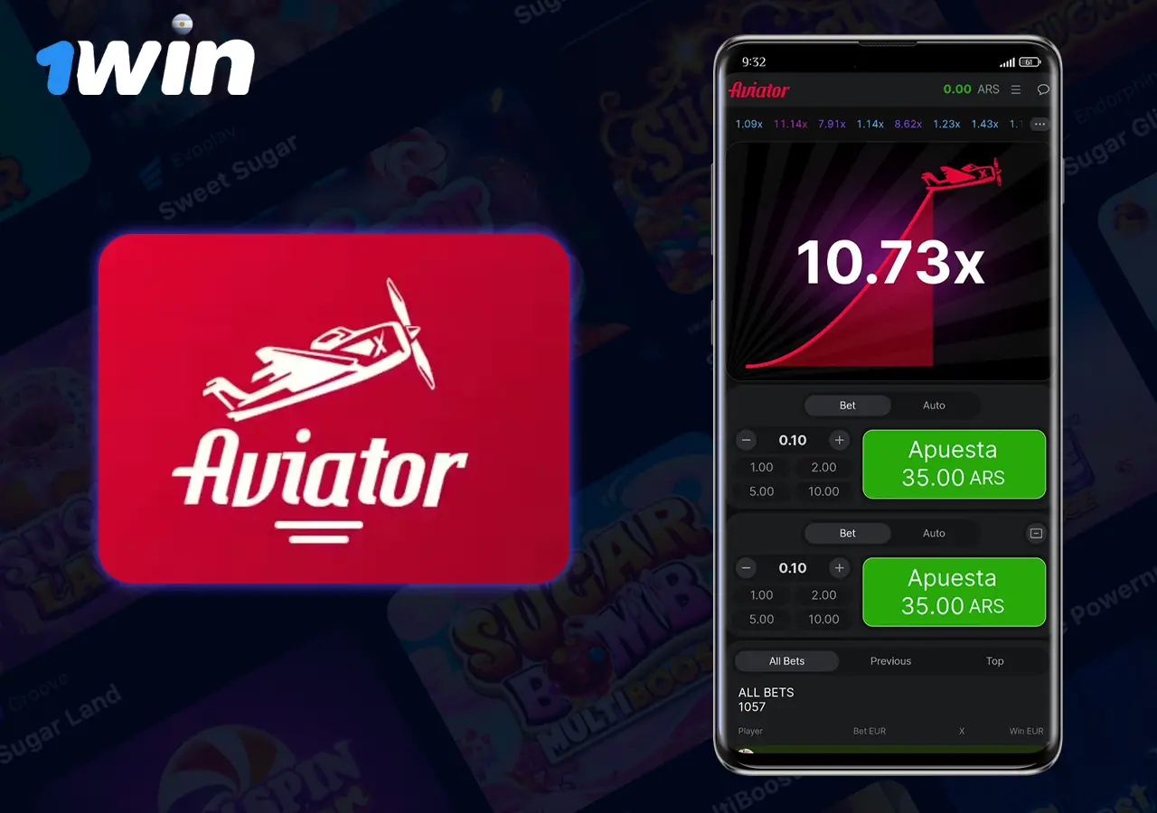 Aviator juego casino 1win